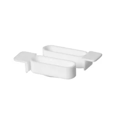 Fauna Snoepbakje Plastic - Vogel - Voerbak- Drinkbak - Wit 2 stuks