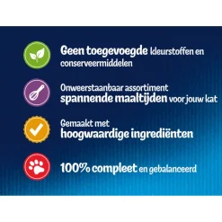 Felix Multibox Elke Dag Feest Mix Selectie In Gelei - Kattenvoer - Rund Kip Tonijn 80x85 g