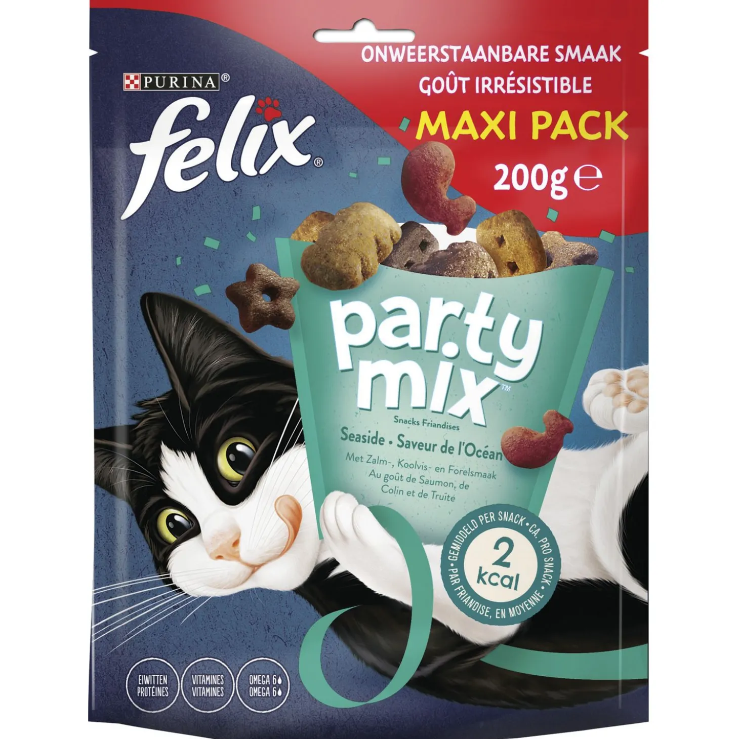Felix Partymix Seaside - Kattensnack - Mix 200 g