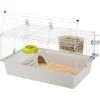 Ferplast Caviakooi Cavie 80 - Dierenverblijf - 79x49x38.5 cm Grijs