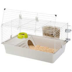 Ferplast Caviakooi Cavie 80 - Dierenverblijf - 79x49x38.5 cm Grijs