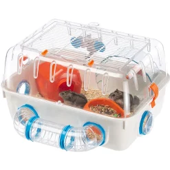 Ferplast Hamsterkooi Combi 1 - Dierenverblijf - 40.5x29.5x22.5 cm Wit