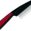 Ferplast Kam Roterende Tanden - Hondenvachtkam - 19.8x1.4x5.5 cm Rood Zwart