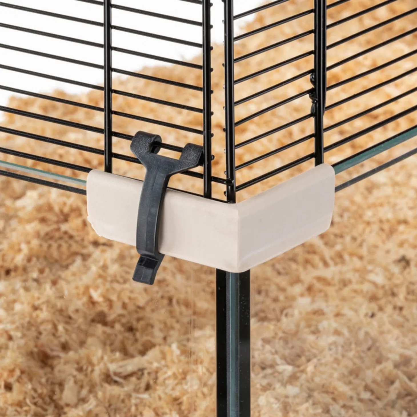 Ferplast Knaagdierenkooi Karat 120 - Dierenverblijf - 118.5x50.5x61.5 cm Zwart Transparant