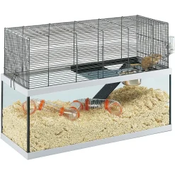 Ferplast Knaagdierkooi Gabry 80 - Dierenverblijf - 79x30.5x51.5 cm