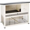 Ferplast Konijnenhok Charlie - Dierenverblijf - 117x67x96 cm Wit Grijs