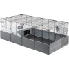 Ferplast Multipla Maxi - Dierenverblijf - 142.5x72x50 cm Grijs
