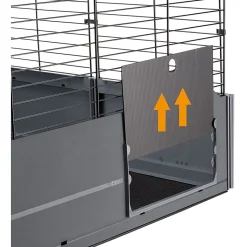 Ferplast Multipla Maxi - Dierenverblijf - 142.5x72x50 cm Grijs