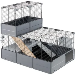 Ferplast Multipla Roof Extension - Dierenverblijf - 37x72x50 cm Grijs
