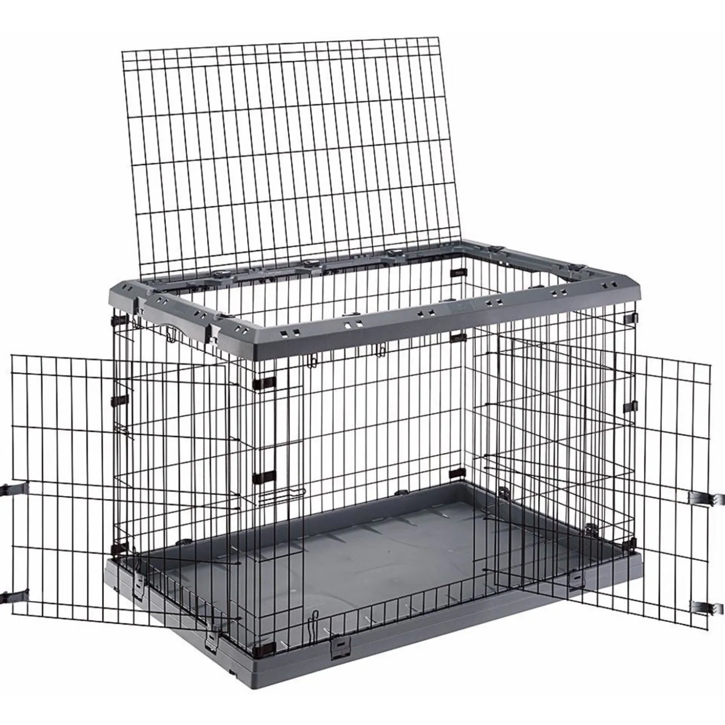 Ferplast Superior Hondenbench Grijs - Bench