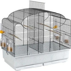 Ferplast Vogelkooi Canto - Vogelverblijven - 71x38x60.5 cm Grijs