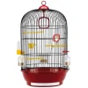 Ferplast Vogelkooi Diva Slov - Vogelverblijven - 40x63.5 cm Zwart Bordeaux