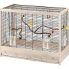 Ferplast Vogelkooi Giulietta 6 - Vogelverblijven - 81x41x64 cm Houtkleur