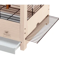 Ferplast Vogelkooi Giulietta 6 - Vogelverblijven - 81x41x64 cm Houtkleur