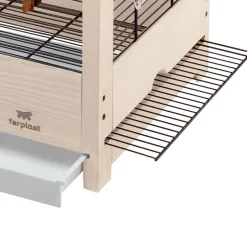 Ferplast Vogelkooi Giulietta 5 - Vogelverblijven - 69x34.5x58 cm White Wash Hout