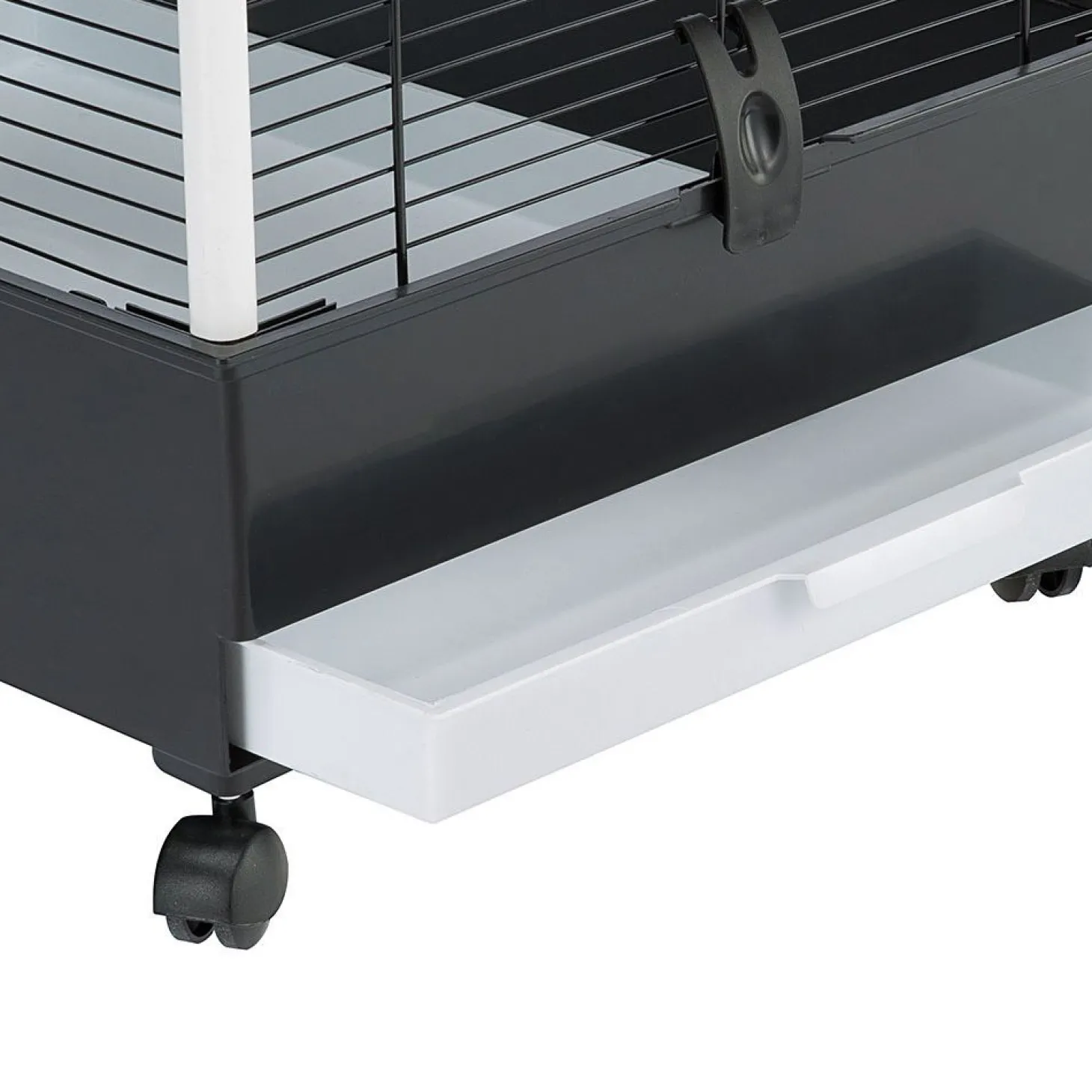 Ferplast Voliere Nota - Vogelverblijven - 76.5x57x161.5 cm Zwart Wit