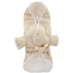 Ferribiella Bath Robe - Hondenbadjas - Beige L