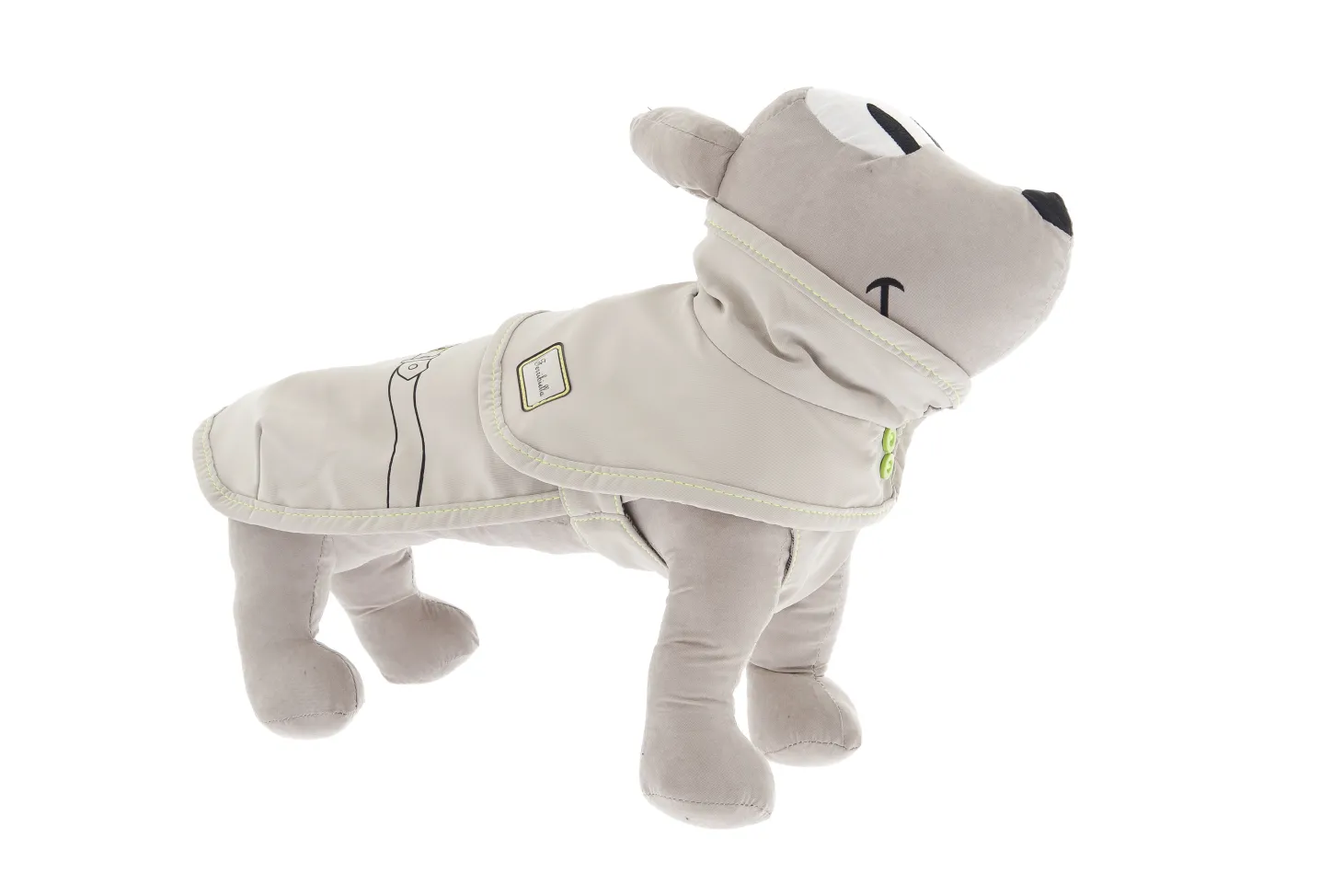 Ferribiella Doodle Raincoat - Hondenkleding - 30 cm Beige