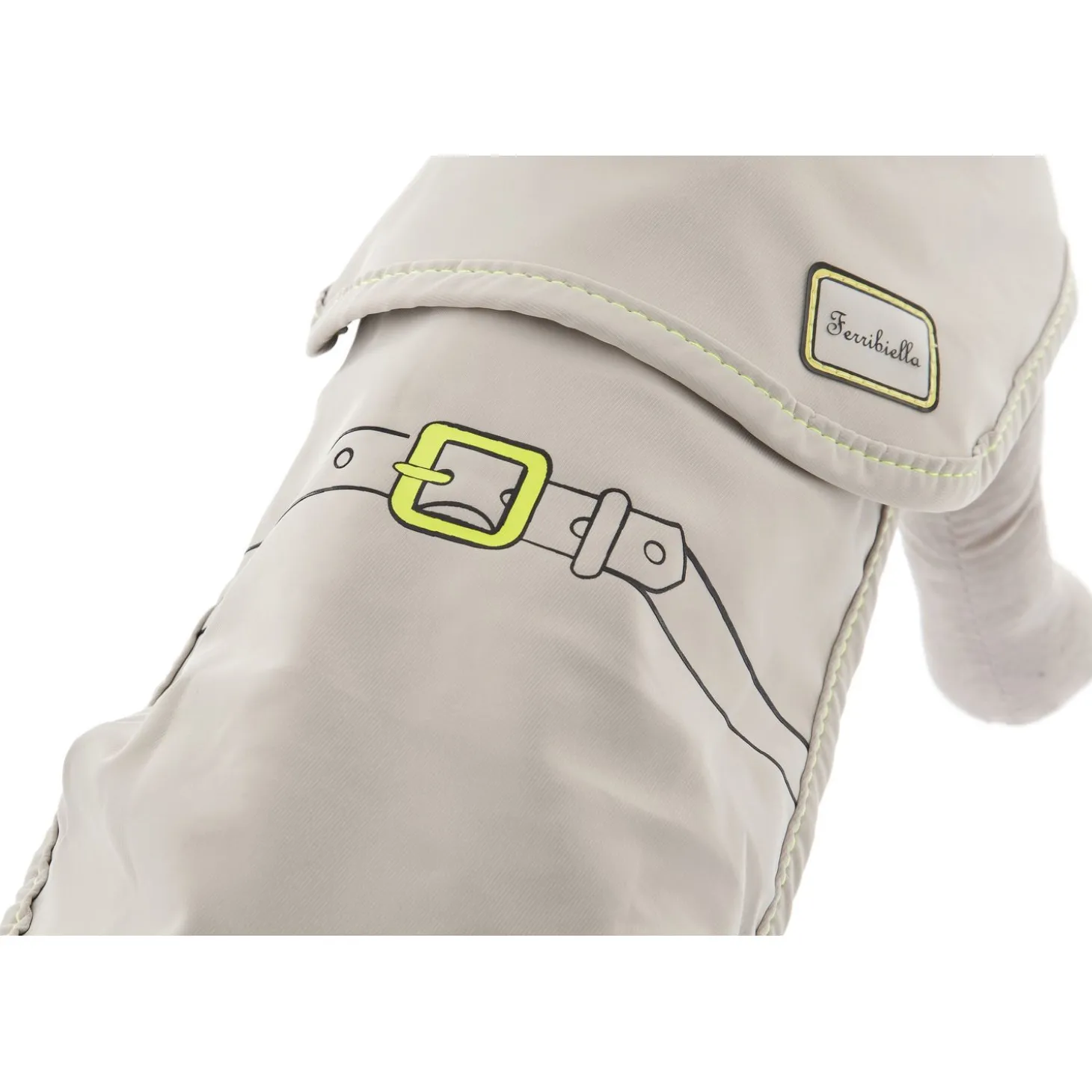 Ferribiella Doodle Raincoat - Hondenkleding - 27 cm Beige