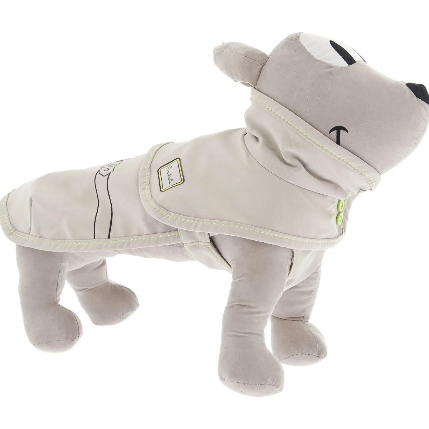 Ferribiella Doodle Raincoat - Hondenkleding - 27 cm Beige