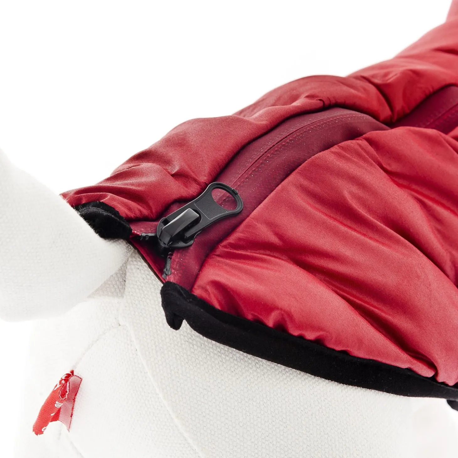 Ferribiella Down Jacket Nuvola - Hondenkleding - 27 cm Rood