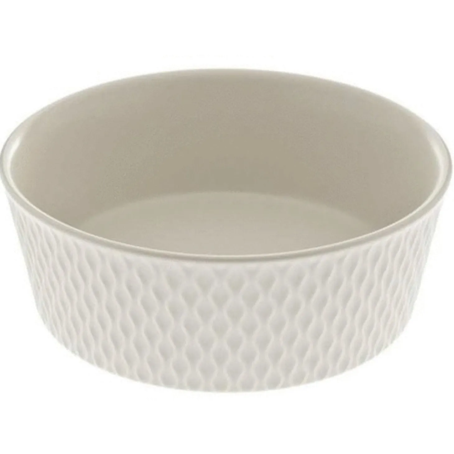 Ferribiella Galatea Porcelain Bowl - Hondenvoerbak - Ø16 cm 600 ml Wit