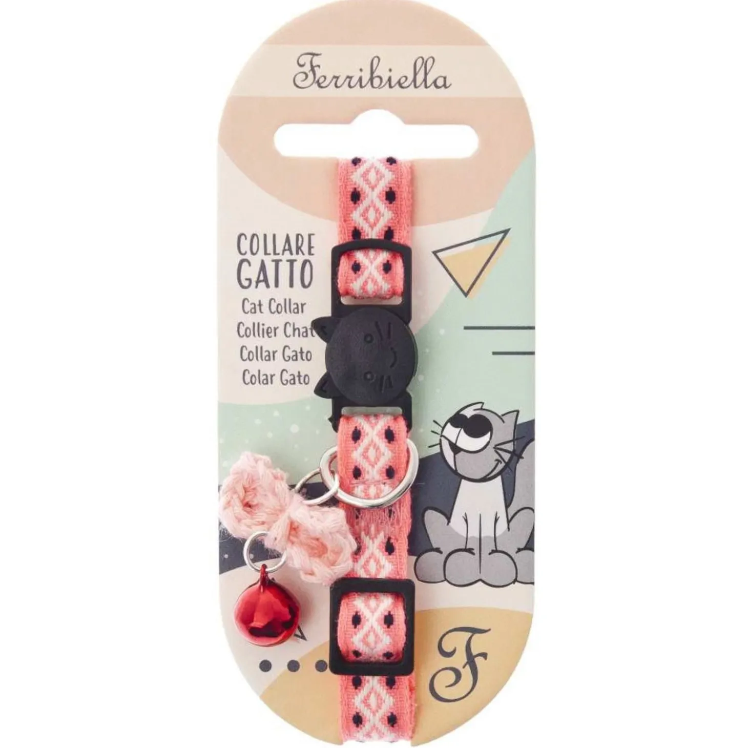 Ferribiella Iceland Cat Collar - Kattenhalsband - Zwart 20-30 Cm