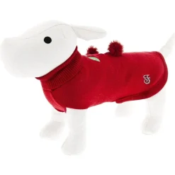 Ferribiella Off Sweater Cheers - Hondenkleding - 51 cm Rood