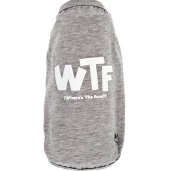 Ferribiella Off T-Shirt Wtf - Sport - Hondenkleding - 45 cm Grijs