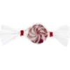 Ferribiella Pluche Kerst Snoepje - Kattenspeelgoed - Wit Rood 3 stuks