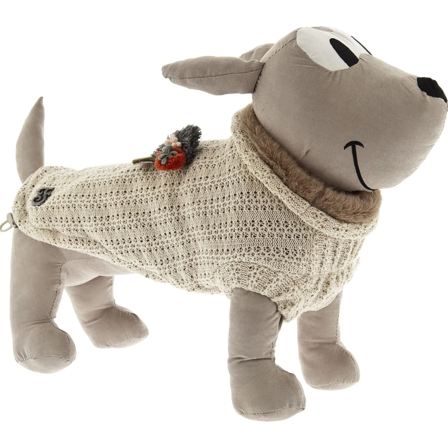 Ferribiella Sweater Coccola - Hondenkleding - 24 cm Beige