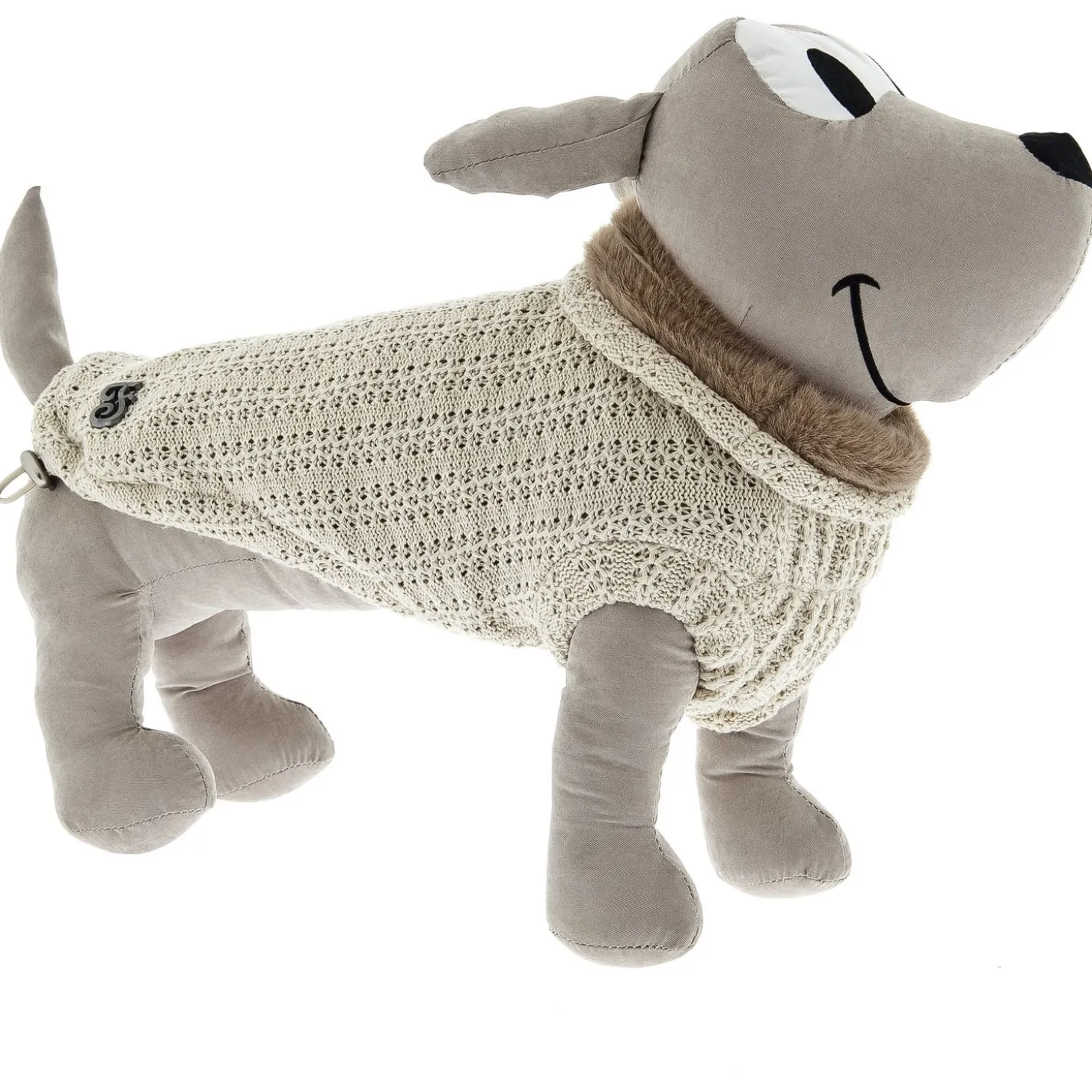 Ferribiella Sweater Coccola - Hondenkleding - 24 cm Beige