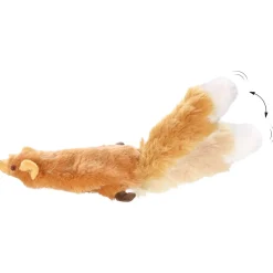 Flamingo Flapso Bewegende Eekhoorn - Kattenspeelgoed - 35x14 cm Bruin