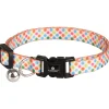 Flamingo Kattenhalsband Arya - Kattenhalsband - Wit 20-35 Cm