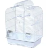 Flamingo Vogelkooi Dara Wit - Vogelverblijven - 48x28x61.5 cm Wit Wit