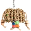 Flamingo Vogelspeelgoed Net Rechthoek - Vogelspeelgoed - 21x10x25 cm Multi-Color