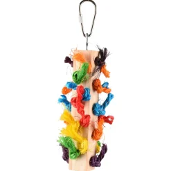 Flamingo Vogelspeelgoed Rainbow Dio Multi - Vogelspeelgoed - 5x5x17 cm Mix