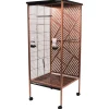 Flamingo Volière Falco - Vogelverblijven - 60x60x151.5 cm Koper Zwart Bruin