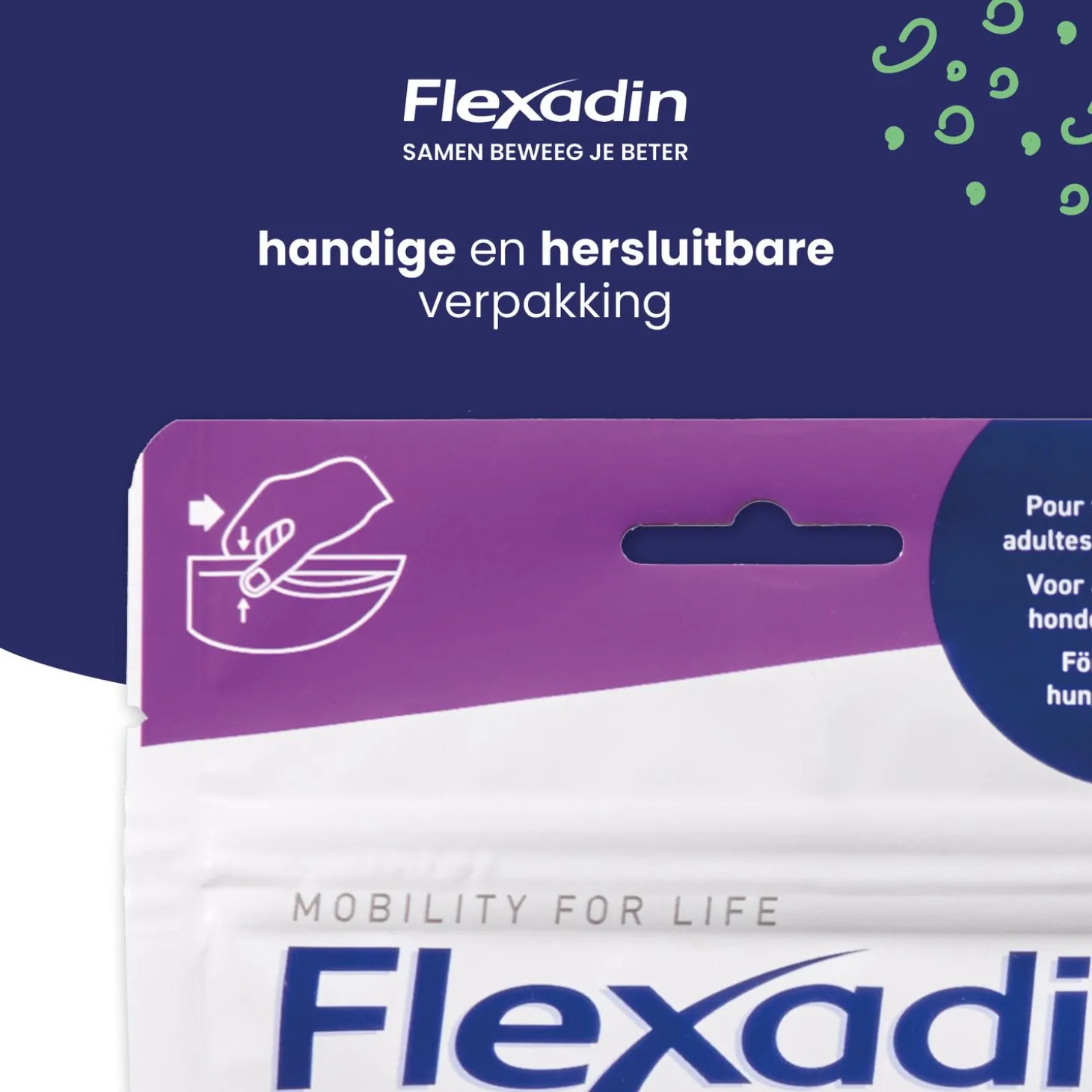Flexadin Adult Dog - Chews - Gewricht-Supplement - 70 stuks
