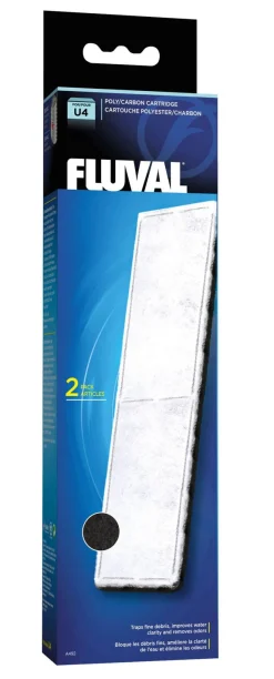Fluval U4 Koolpatroon - Filters - 2 stuks U4