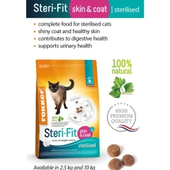 Fokker Steri-Fit Skin & Coat - Kattenvoer