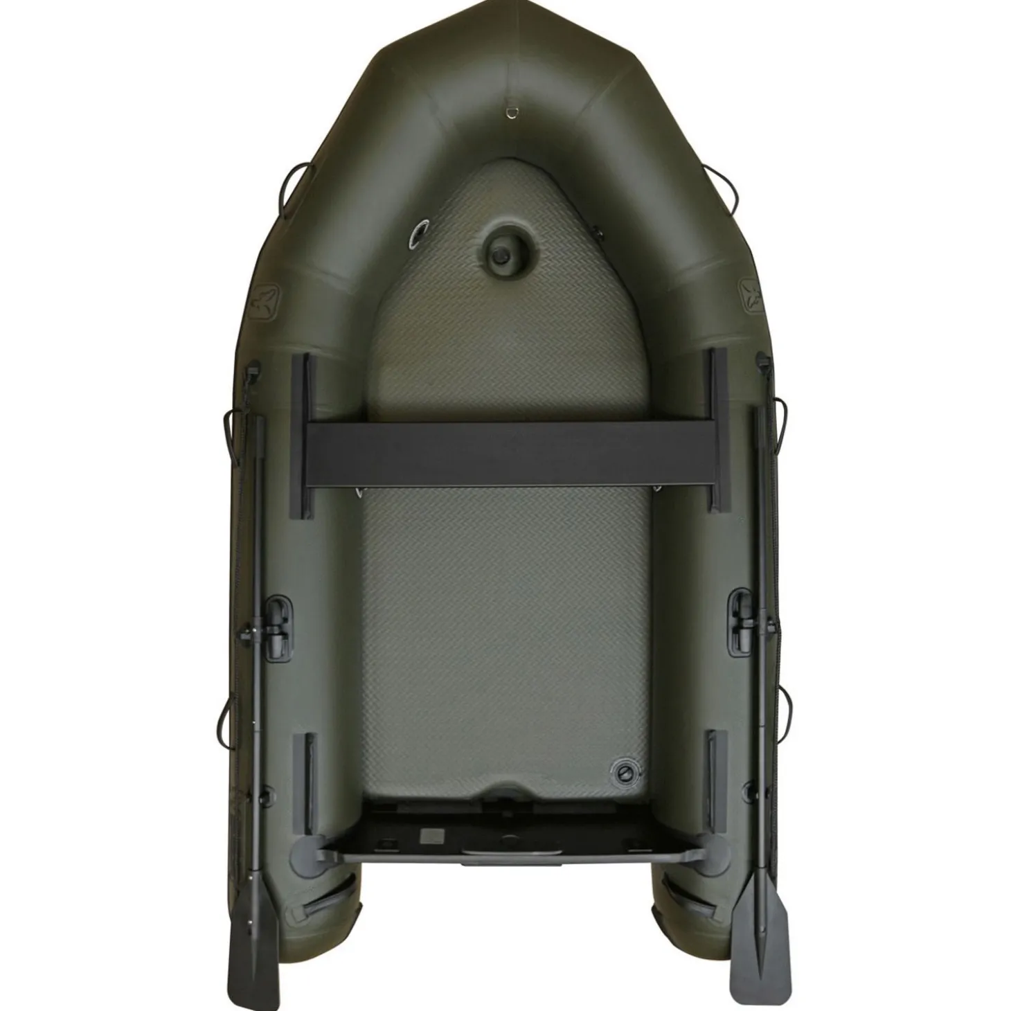 Fox 290 Green Boat With Air Deck - Rubberboten -