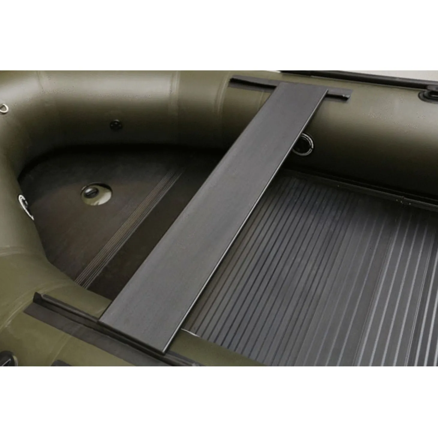 Fox 290 Green Boat With Air Deck - Rubberboten -