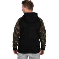 Fox Black / Camo Raglan Hoodie - Vesten & truien - Xxl
