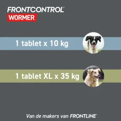 Frontline Frontcontrol Hond - Apotheek - 2 tab 0.5 - 20 Kg S-M