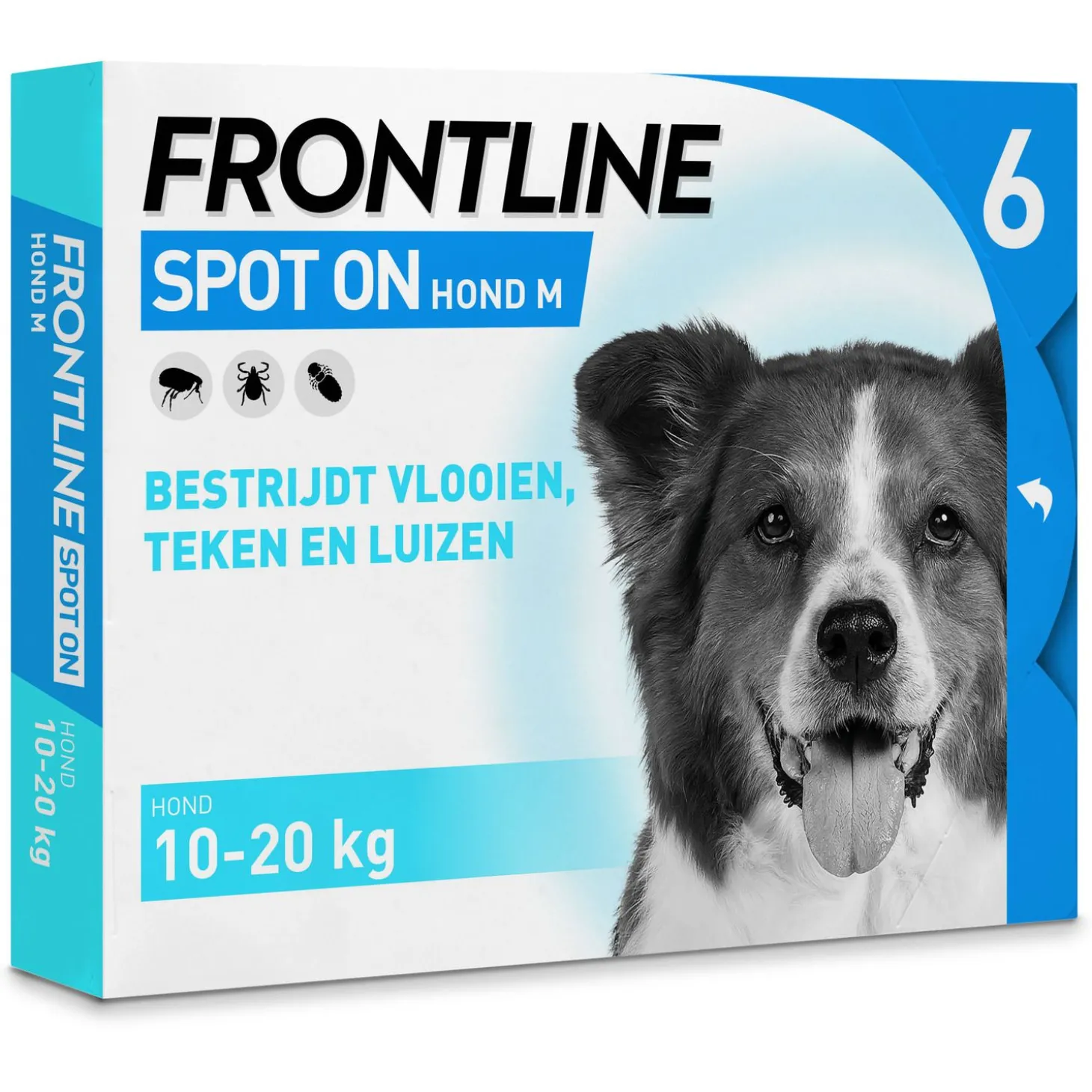 Frontline Spot On 2 Medium Hond Medium - Anti vlooien en tekenmiddel