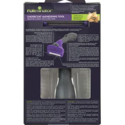 Furminator Cat Undercoat Tool - Long Hair - Kattenvachtkam - Paars Large