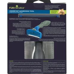 Furminator Hond Lang Haar - Hondenvachtkam - Blauw Large
