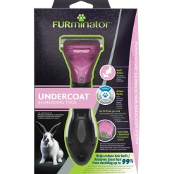 Furminator Kleine Dieren - Vachtkam - Pink Small