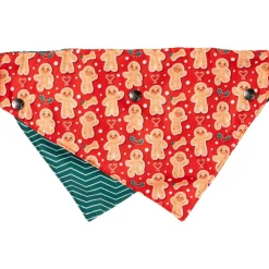 Fuzzyard Honden Bandana En Strik Holly Jolly Cookies - Hondenkleding - M/L